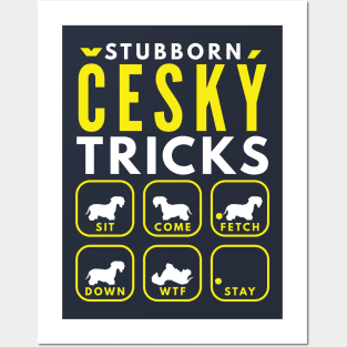 Stubborn Český Tricks - Dog Training Posters and Art